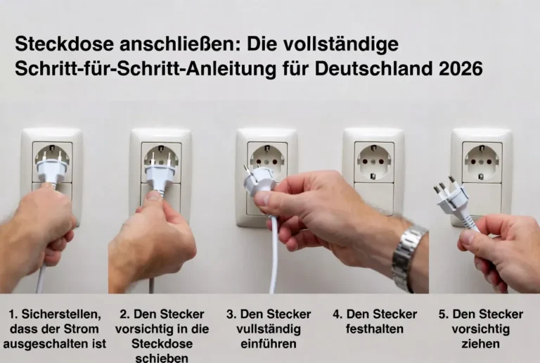 Steckdose anschließen: Sichere Anleitung & VDE-Vorschriften 2026